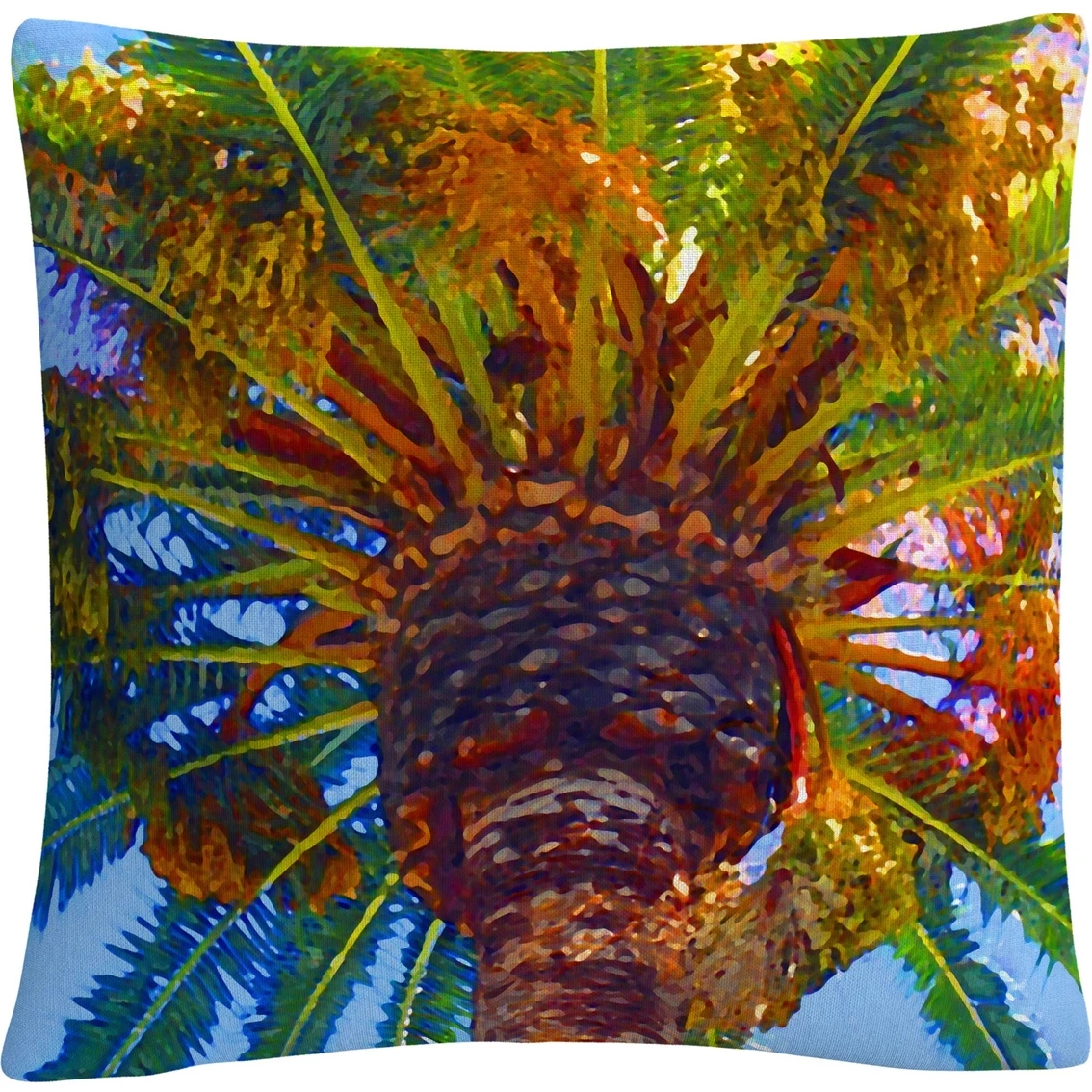 Budget ???? Trademark Fine Art Palm Tree Looking Up Decorative Throw Pillow ???? 3 Budget ???? Trademark Fine Art Palm Tree Looking Up Decorative Throw Pillow ????