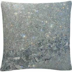 New ???? Trademark Fine Art Frost Pattern Sun Stars Decorative Throw Pillow ????