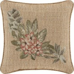 Flash Sale ???? J. Queen New York Martinique Square Embellished Decorative Throw Pillow ????
