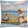 Best deal ⌛ Trademark Fine Art Rosa At The Beach III Decorative Throw Pillow ⌛ -Bargoose shop unnamed file 736