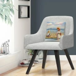 Best deal ⌛ Trademark Fine Art Rosa At The Beach III Decorative Throw Pillow ⌛ -Bargoose shop unnamed file 738