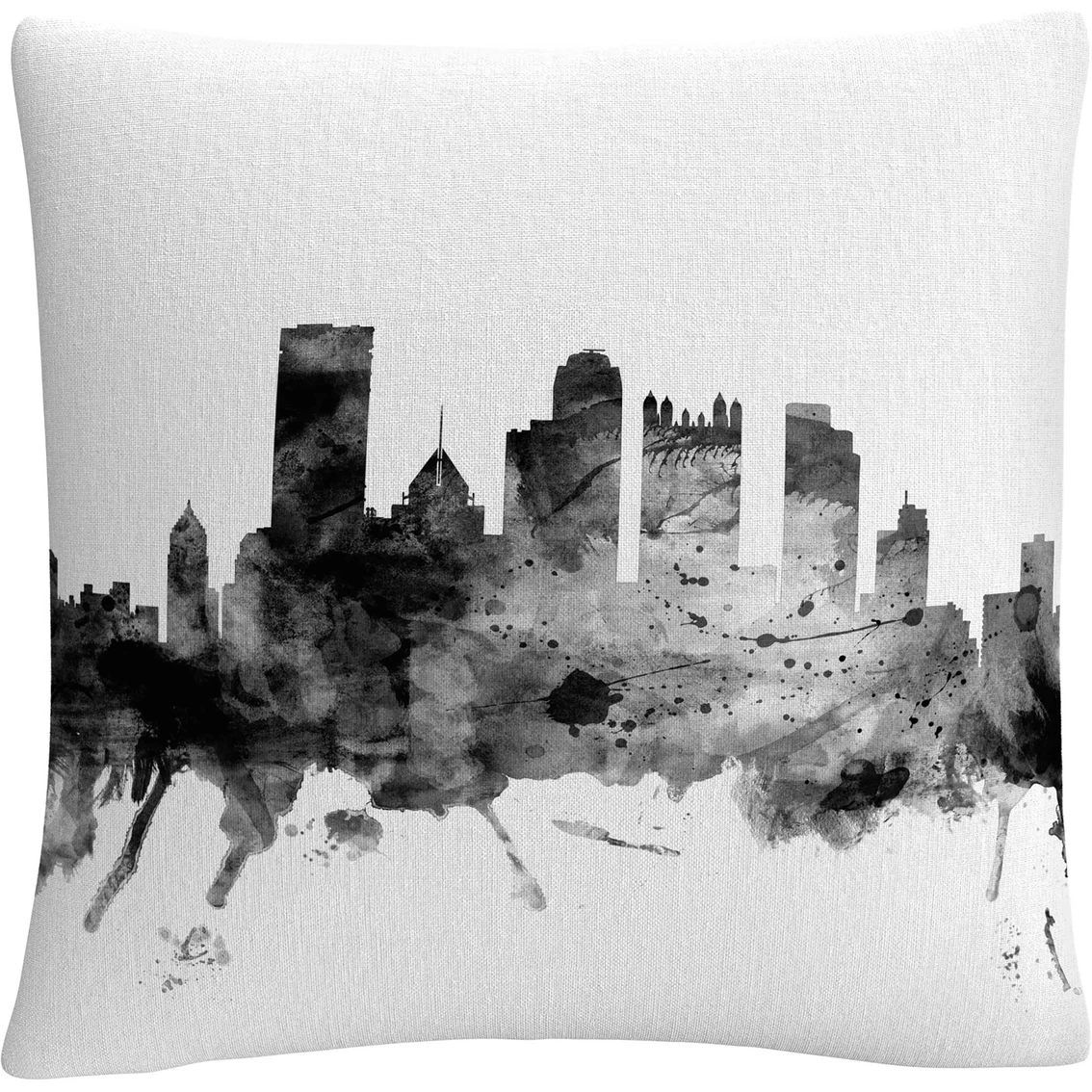 Brand new ???? Trademark Fine Art Michael Tompsett Pittsburgh PA Skyline Decorative Pillow ???? 3 Brand new ???? Trademark Fine Art Michael Tompsett Pittsburgh PA Skyline Decorative Pillow ????