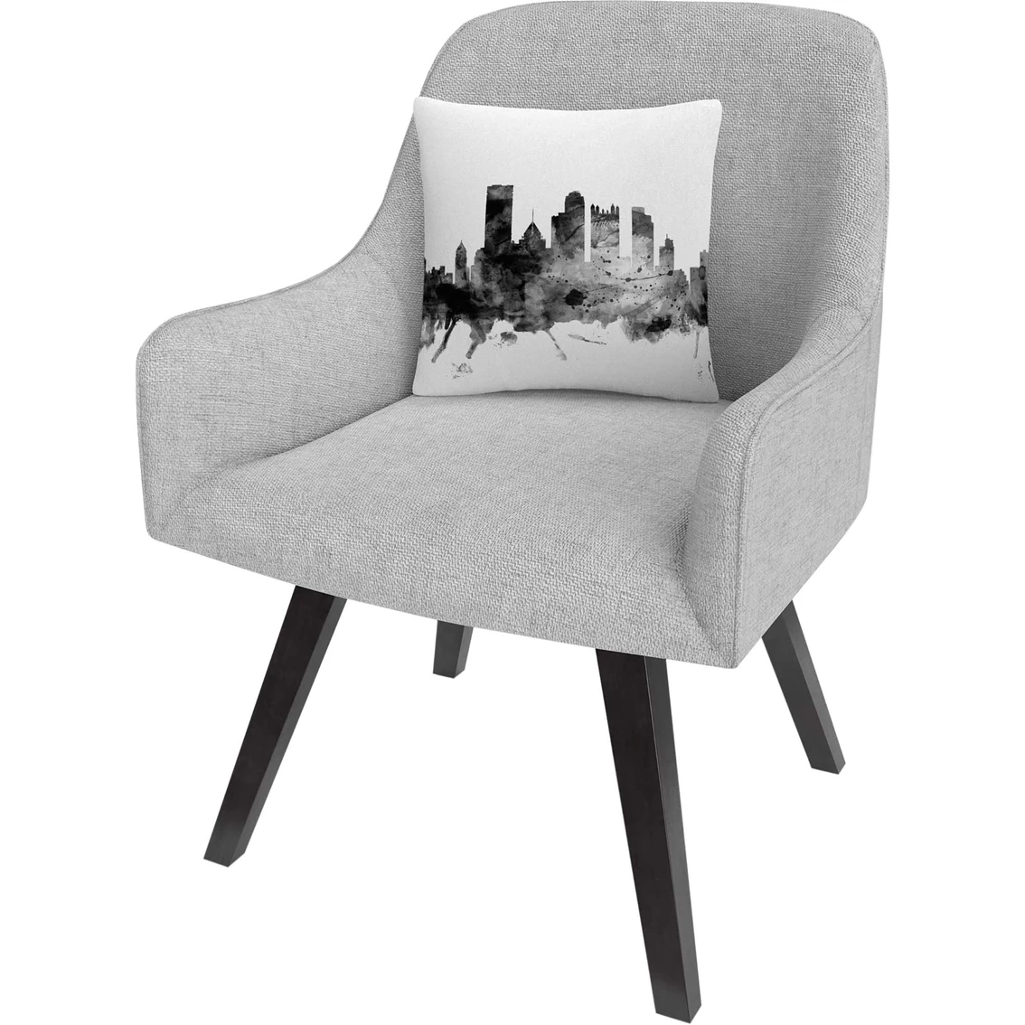 Brand new ???? Trademark Fine Art Michael Tompsett Pittsburgh PA Skyline Decorative Pillow ???? 5 Brand new ???? Trademark Fine Art Michael Tompsett Pittsburgh PA Skyline Decorative Pillow ???? - Image 3