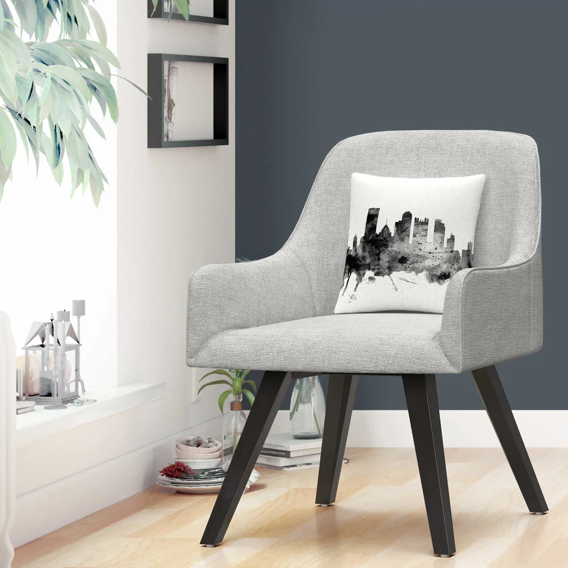 Brand new ???? Trademark Fine Art Michael Tompsett Pittsburgh PA Skyline Decorative Pillow ???? 6 Brand new ???? Trademark Fine Art Michael Tompsett Pittsburgh PA Skyline Decorative Pillow ???? - Image 4