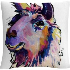 Top 10 ???? Trademark Fine Art Pat Saunders White Fabio Decorative Throw Pillow ⭐