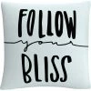 Cheap ???? Trademark Fine Art Typographic Follow Your Bliss Decorative Throw Pillow ???? -Bargoose shop unnamed file 793