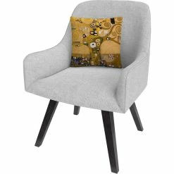 Hot Sale ???? Trademark Fine Art Gustav Klimt Tree Of Life Soclet Frieze 1905 Decorative Pillow ❤️ -Bargoose shop unnamed file 799