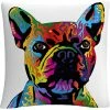 New ???? Trademark Fine Art Michael Tompsett French Bulldog Decorative Throw Pillow ????