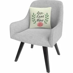 Buy ???? Trademark Fine Art Love Lives Here Decorative Throw Pillow ???? -Bargoose shop unnamed file 834