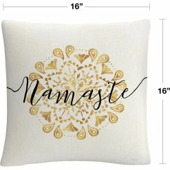 Budget ✨ Trademark Fine Art Veronique Charron Namaste I Decorative Throw Pillow ???? -Bargoose shop unnamed file 842