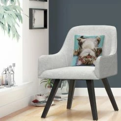 Budget ✨ Trademark Fine Art Pat Saunders White Little Napper Decorative Throw Pillow ???? -Bargoose shop unnamed file 849