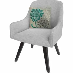 Best deal ???? Trademark Fine Art Wellington Studio Chrysanthemums I Decorative Throw Pillow ???? -Bargoose shop unnamed file 853