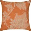 Discount ???? Rizzy Home Floral Orange Square Decorative Throw Pillow ✨ -Bargoose shop unnamed file 858