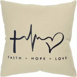 Discount ???? Rizzy Home Sentiment Square Decorative Throw Pillow ????