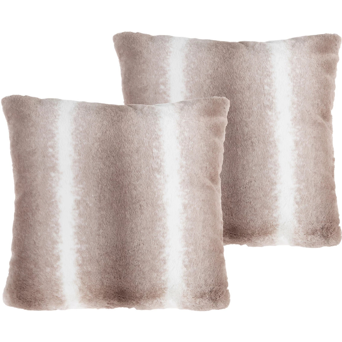 Hot Sale ❤️ Hastings Home 2 Pc. Faux Rabbit Fur Pillows Set ???? 3 Hot Sale ❤️ Hastings Home 2 Pc. Faux Rabbit Fur Pillows Set ????