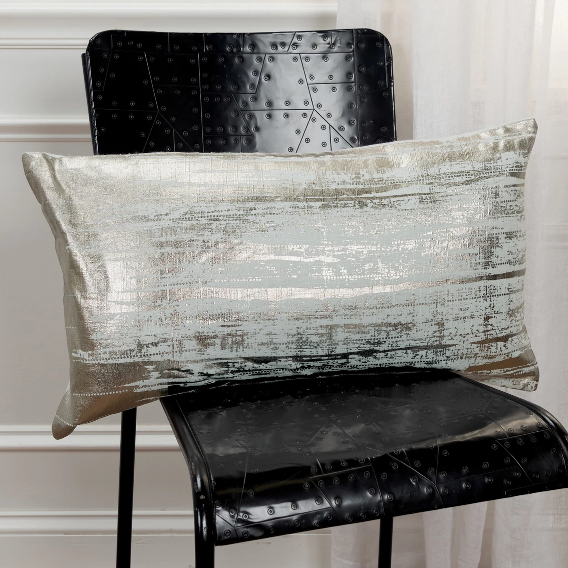 Wholesale ???? Rizzy Home Brushstroke 14 X 26 In. Polyester Filled Pillow ???? 4 Wholesale ???? Rizzy Home Brushstroke 14 X 26 In. Polyester Filled Pillow ???? - Image 2