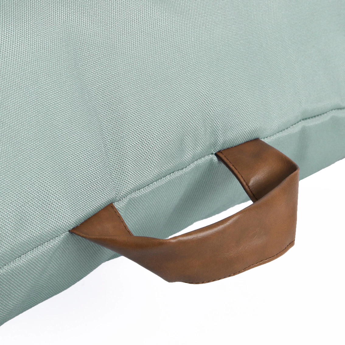 Hot Sale ???? Haven By Nemcor Square Floor Pillow, Aqua Grey ✨ 4 Hot Sale ???? Haven By Nemcor Square Floor Pillow, Aqua Grey ✨ - Image 2