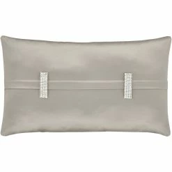 Brand new ???? J. Queen New York Satinique Silver Boudoir Decorative Throw Pillow ????