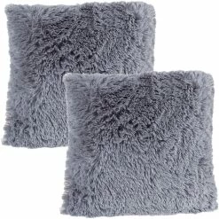 Brand new ???? Hastings Home 2 Pc. Faux Fur Shag Pillows Set ????