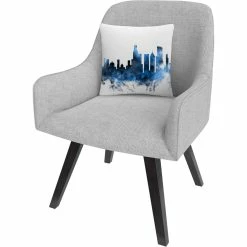 Flash Sale ???? Trademark Fine Art Michael Tompsett Chicago Skyline II Decorative Throw Pillow ???? -Bargoose shop unnamed file 960