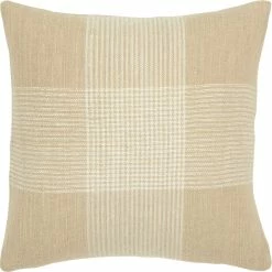 Best reviews of ???? Rizzy Home Plaid Light Beige 20 X 20 In. Pillow ❤️