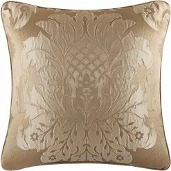 Deals ???? Five Queens Court Colonial Gold 18 In. Square Decorative Throw Pillow ????