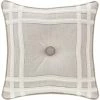 Hot Sale ???? J. Queen New York Lauralynn Beige 18 In. Square Decorative Throw Pillow ????